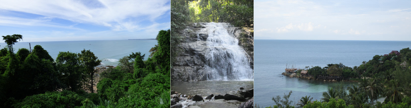 Thailand Landschaft Collage